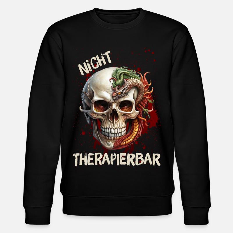 Nicht Therapierbar - Stanley/Stella Unisex Bio-Sweatshirt CHANGER  - Schwarz