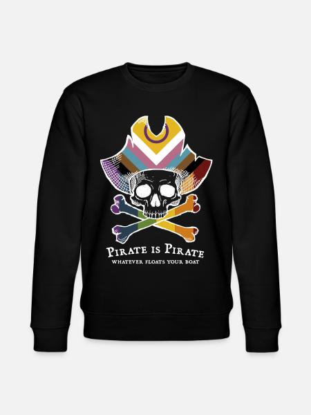 Pirate est Pirate - Sweat bio CHANGER Stanley/Stella Unisexe - noir