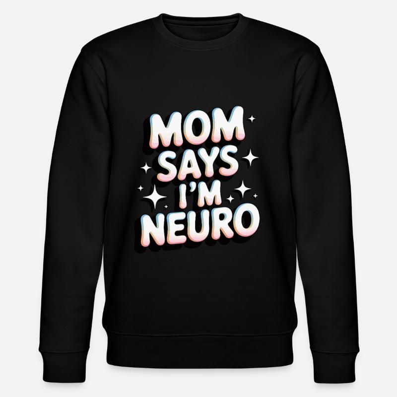 Neurodivers - Stanley/Stella Unisex Bio-Sweatshirt CHANGER  - Schwarz