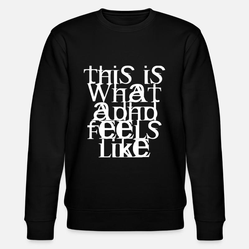 TDAH - Sweat bio CHANGER Stanley/Stella Unisexe - noir