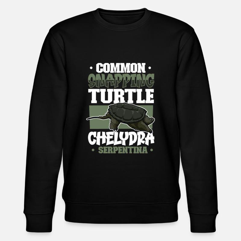 Snapping Turtle - Stanley/Stella CHANGER Unisex Organic Sweatshirt - black