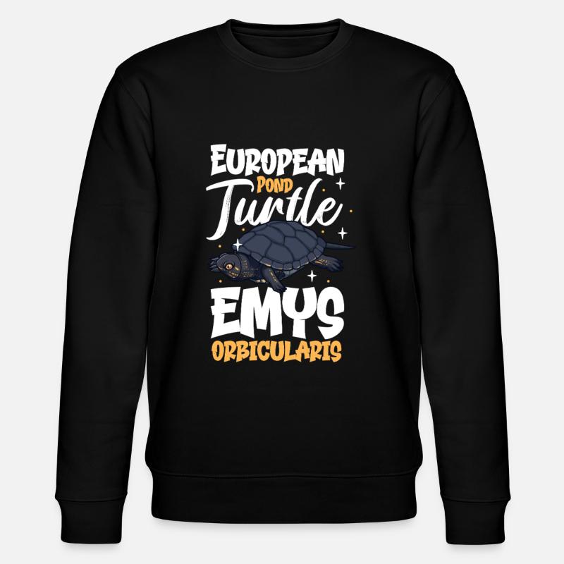 Tortue de l’étang - Sweat bio CHANGER Stanley/Stella Unisexe - noir