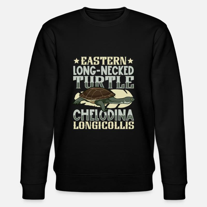 Flat-backed tortoise - Stanley/Stella CHANGER Unisex Organic Sweatshirt - black