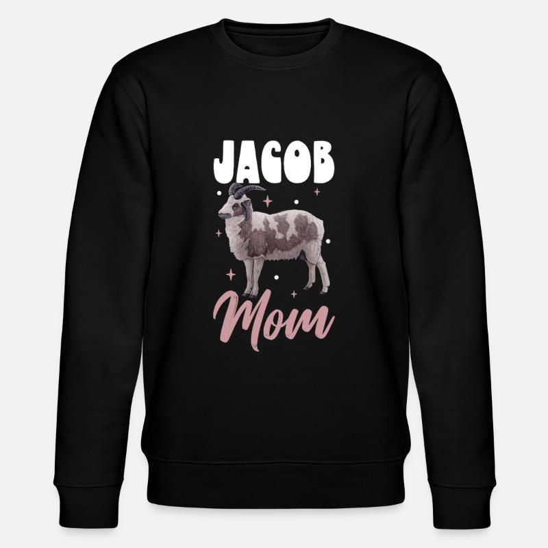 Jakobschaf Mama - Stanley/Stella Unisex Bio-Sweatshirt CHANGER  - Schwarz