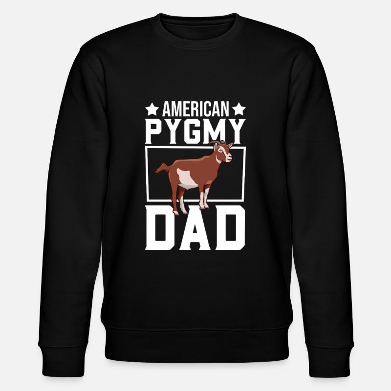 Papa d’un pygmée américain - Sweat bio CHANGER Stanley/Stella Unisexe - noir