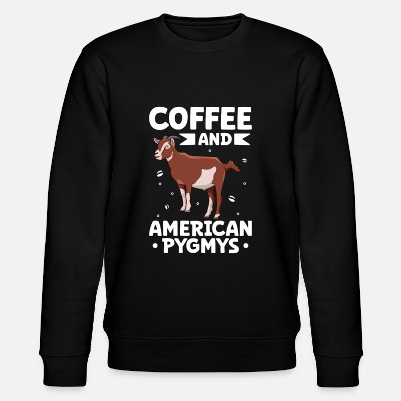 Café et Pygmée d’Amérique - Sweat bio CHANGER Stanley/Stella Unisexe - noir