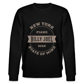 Billy Joel - État d’ de New York - Sweat bio CHANGER Stanley/Stella Unisexe - noir - Devant - Nik (191cm) & Marisol (170cm)