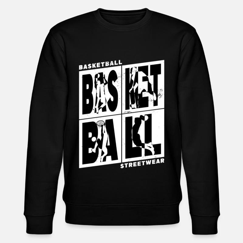 Basketteur Basketteur Noir Blanc - Sweat bio CHANGER Stanley/Stella Unisexe - noir