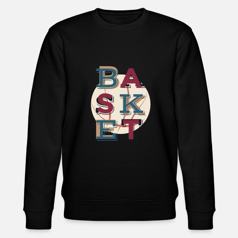 Panier - basket - Sweat bio CHANGER Stanley/Stella Unisexe - noir