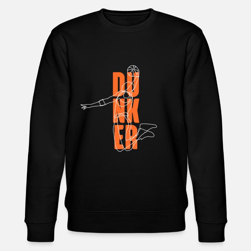 Dunker basketteur Funny Slam - Sweat bio CHANGER Stanley/Stella Unisexe - noir
