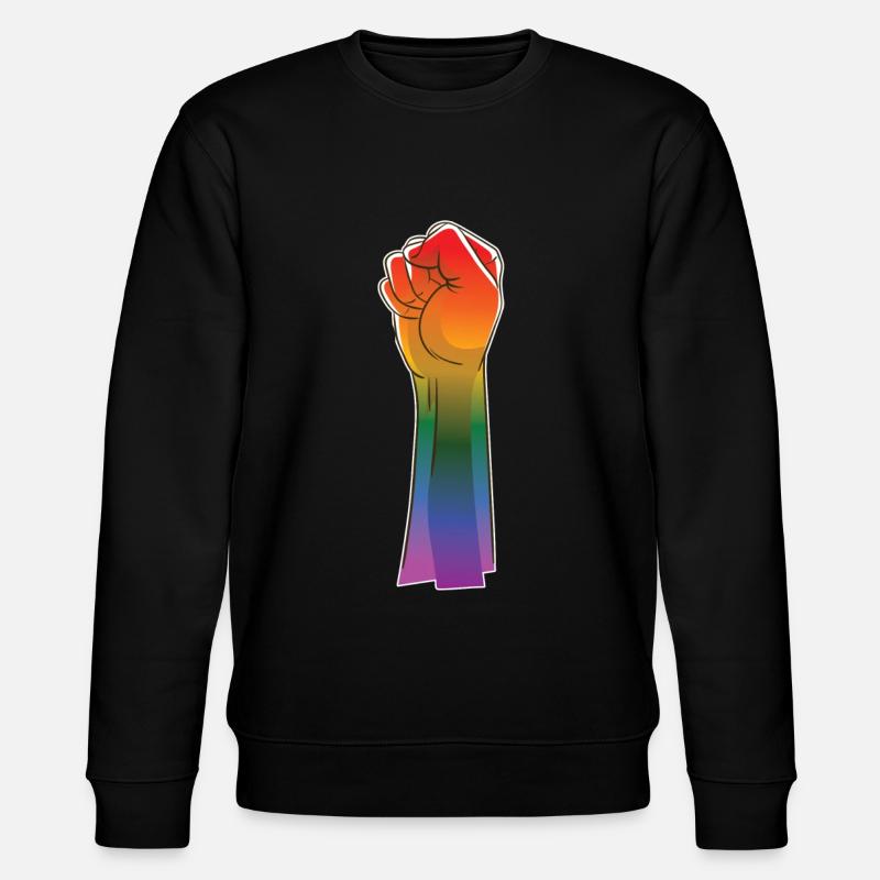 Unity Faust Equality Justice - Stanley/Stella CHANGER Unisex Organic Sweatshirt - black