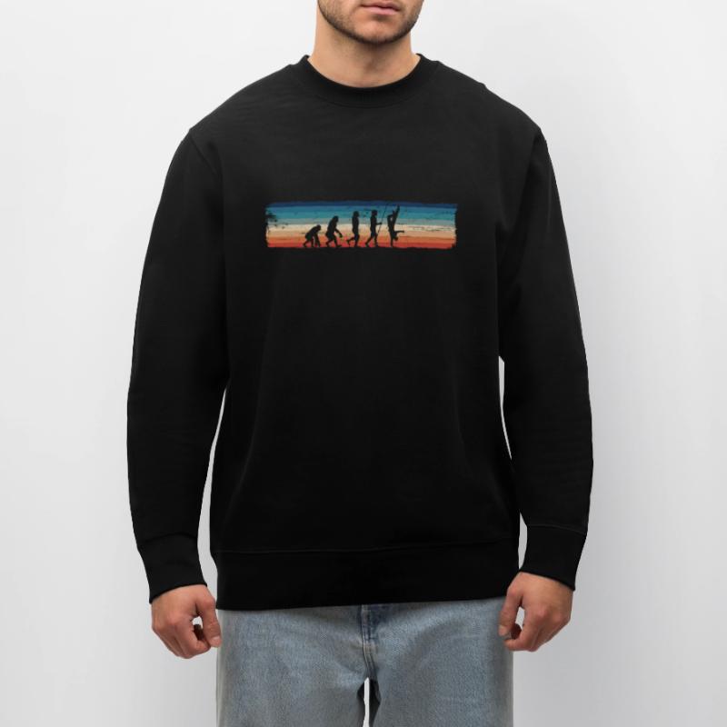Retro Breakdancing Evolution - Fun Stanley/Stella CHANGER Unisex Organic Sweatshirt