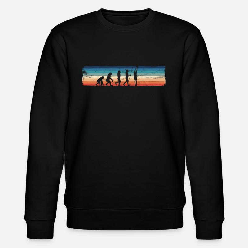 Evolution of Basketball – - Stanley/Stella Unisex Bio-Sweatshirt CHANGER  - Schwarz