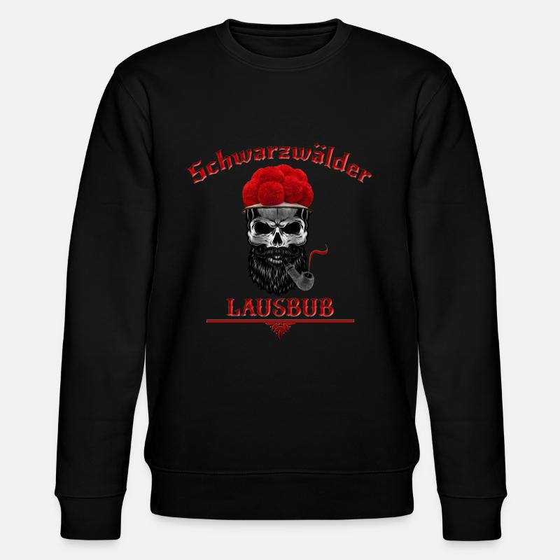Schwarzwälder Lausbub - Stanley/Stella Unisex Bio-Sweatshirt CHANGER  - Schwarz