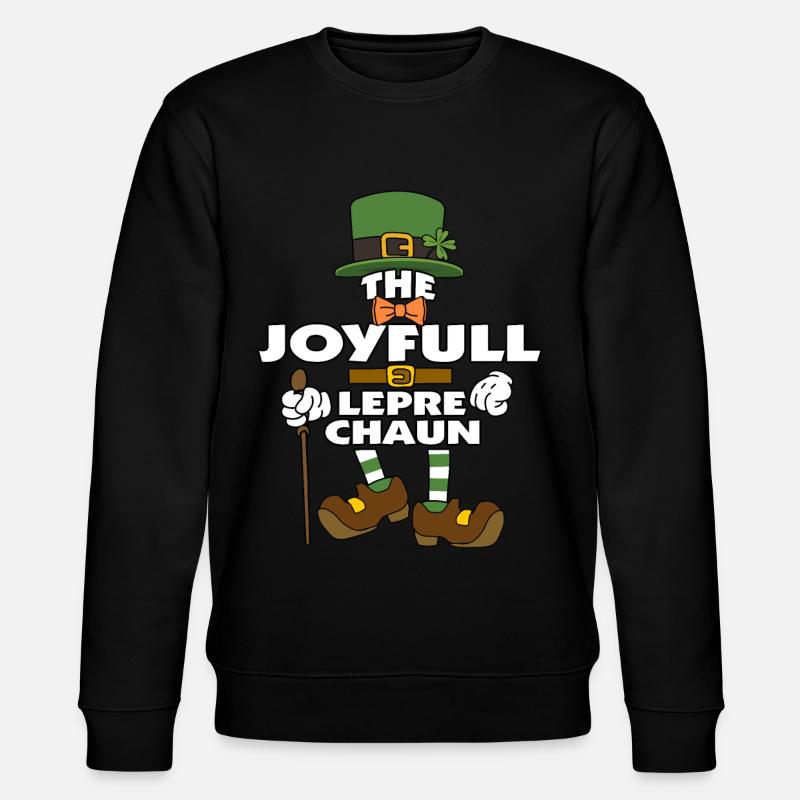 Le joyeux lutin St Patrick - Sweat bio CHANGER Stanley/Stella Unisexe - noir