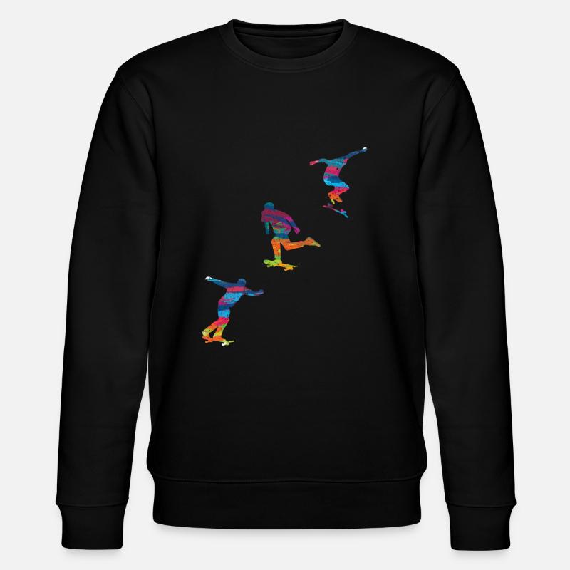 Idée cadeau skateboard skateboard - Sweat bio CHANGER Stanley/Stella Unisexe - noir