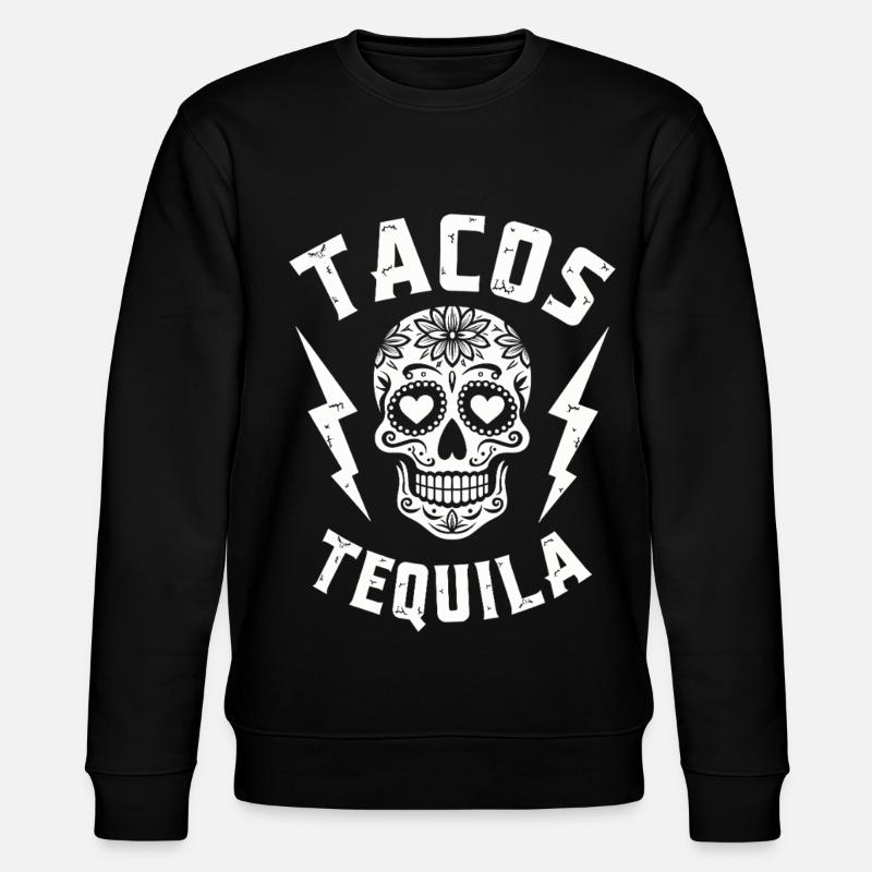 Tacos Tequila & Skull Vibes - Sweat bio CHANGER Stanley/Stella Unisexe - noir