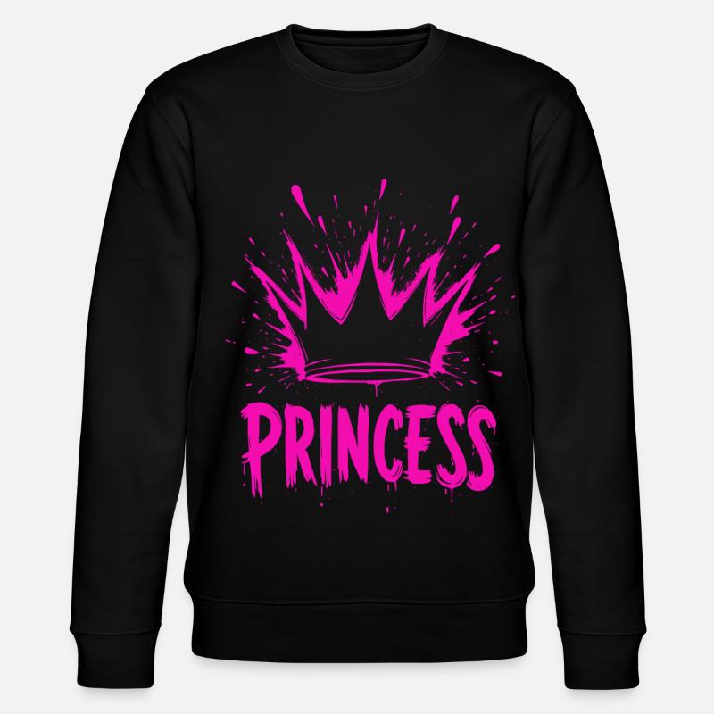 Princesse Crown Splash - Sweat bio CHANGER Stanley/Stella Unisexe - noir