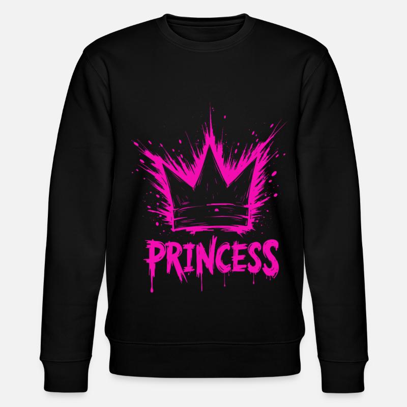 Princesse Crown Splash - Sweat bio CHANGER Stanley/Stella Unisexe - noir