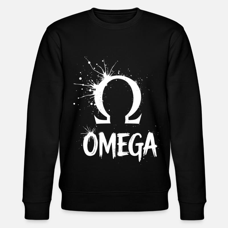 Omega Symbol Splash - Stanley/Stella Unisex Bio-Sweatshirt CHANGER - Schwarz