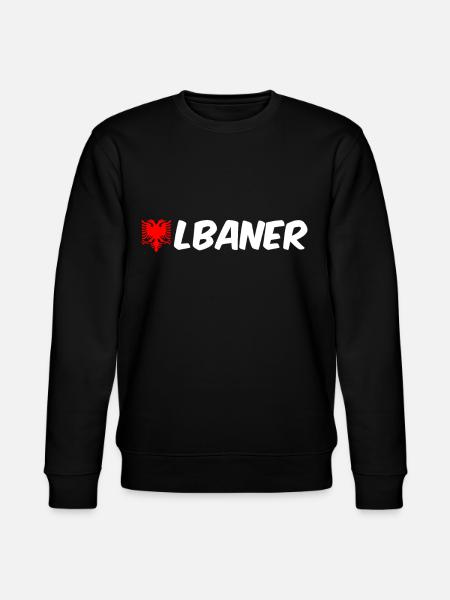 Albaner Sprüche - Stanley/Stella Unisex Bio-Sweatshirt CHANGER - Schwarz