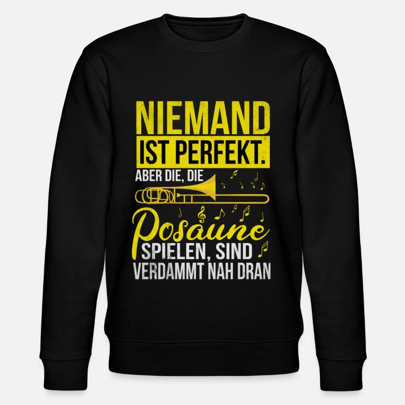 Posaune - Stanley/Stella Unisex Bio-Sweatshirt CHANGER  - Schwarz