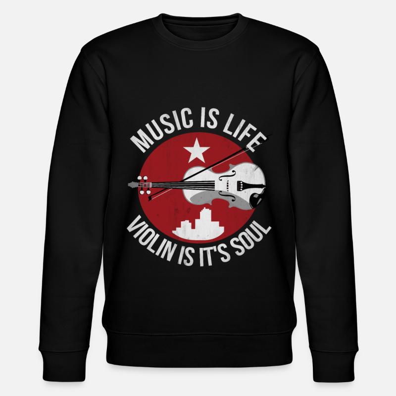 Violon - Sweat bio CHANGER Stanley/Stella Unisexe - noir