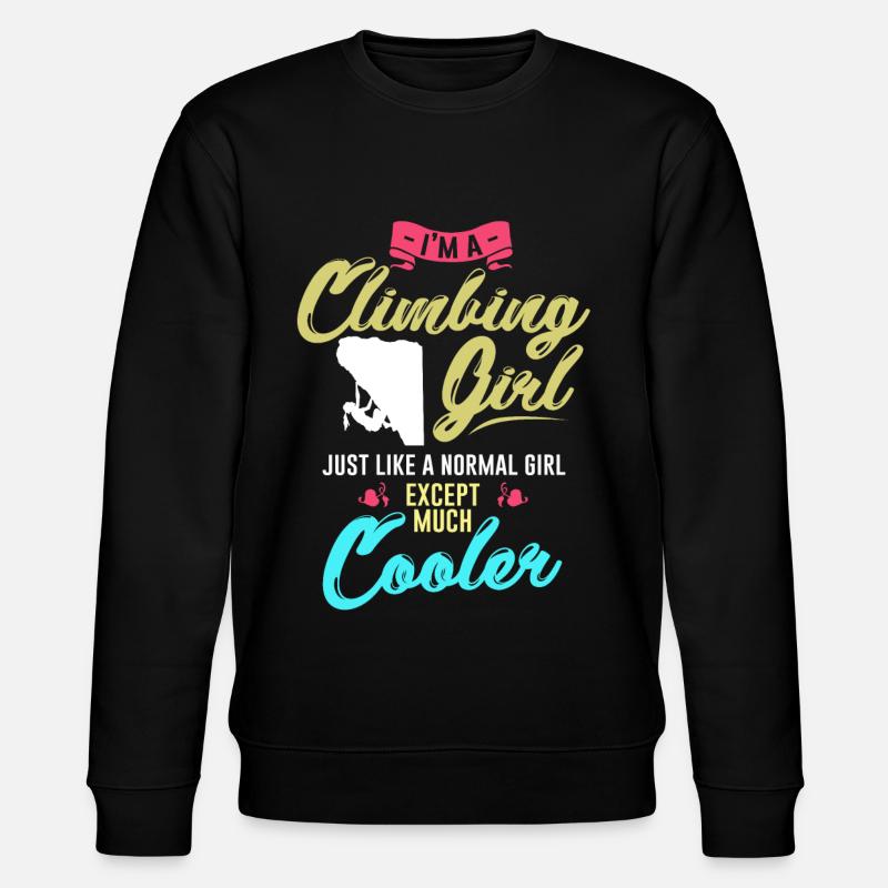 Klettern - Stanley/Stella Unisex Bio-Sweatshirt CHANGER  - Schwarz