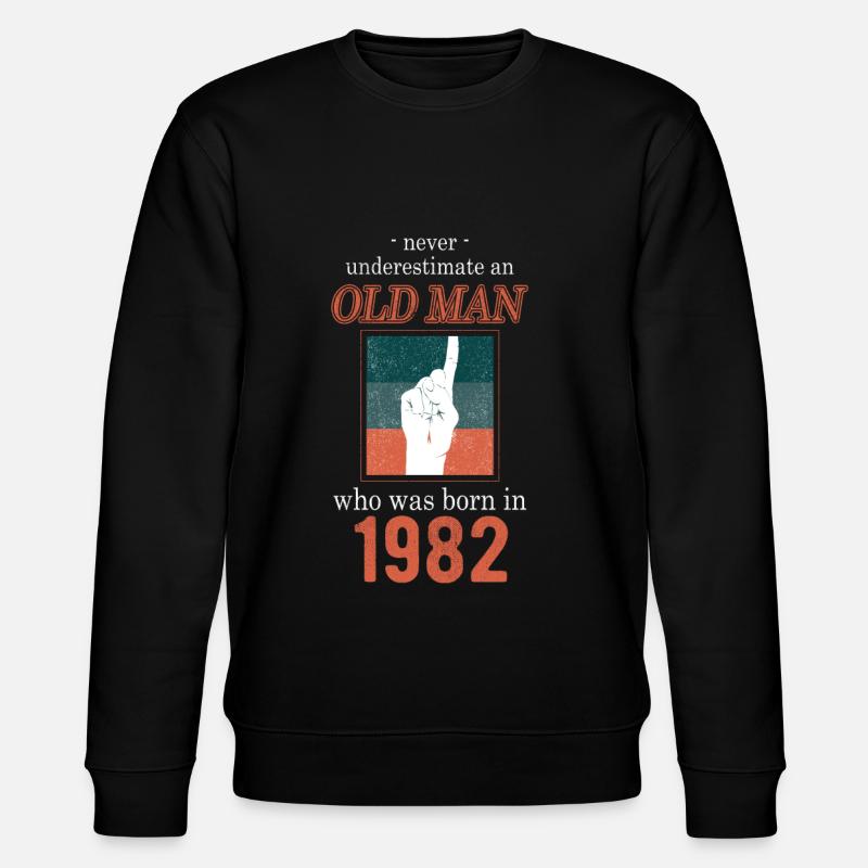 Anniversaire 1982 - Sweat bio CHANGER Stanley/Stella Unisexe - noir