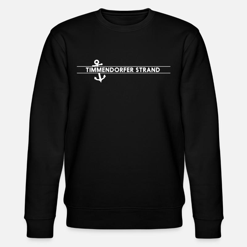 Timmendorfer Strand - Stanley/Stella Unisex Bio-Sweatshirt CHANGER  - Schwarz