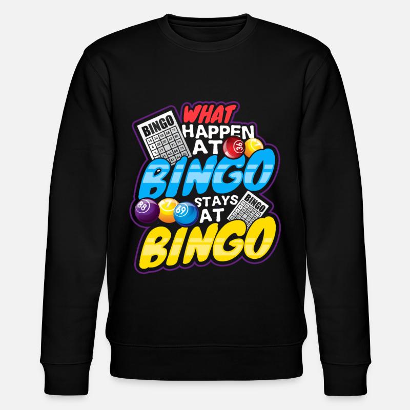 Bingo - Stanley/Stella Unisex Bio-Sweatshirt CHANGER  - Schwarz