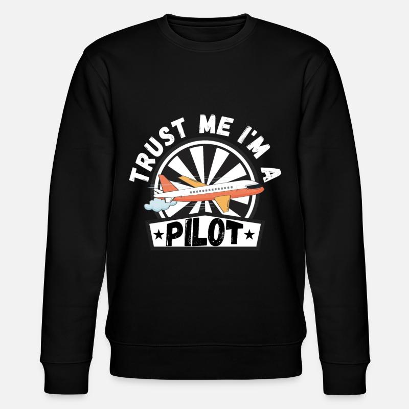 pilot - Stanley/Stella CHANGER Unisex Organic Sweatshirt - black