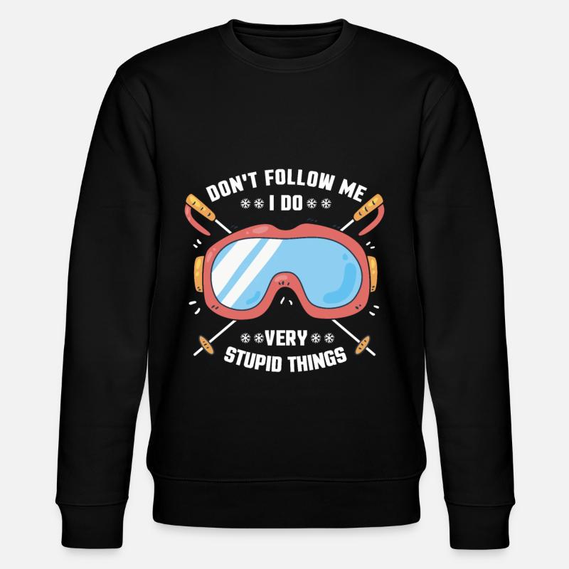 Faire du ski - Sweat bio CHANGER Stanley/Stella Unisexe - noir