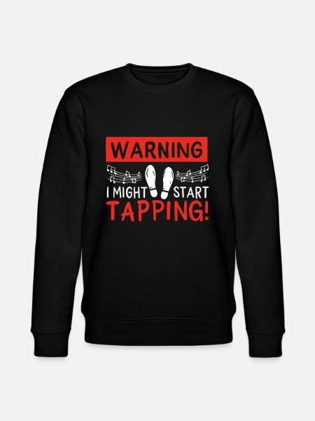 Tap dance tap dancer - Stanley/Stella CHANGER Unisex Organic Sweatshirt - black