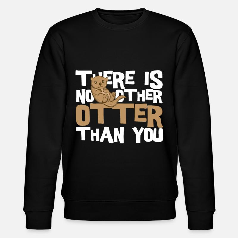 Otter - Stanley/Stella Unisex Bio-Sweatshirt CHANGER  - Schwarz