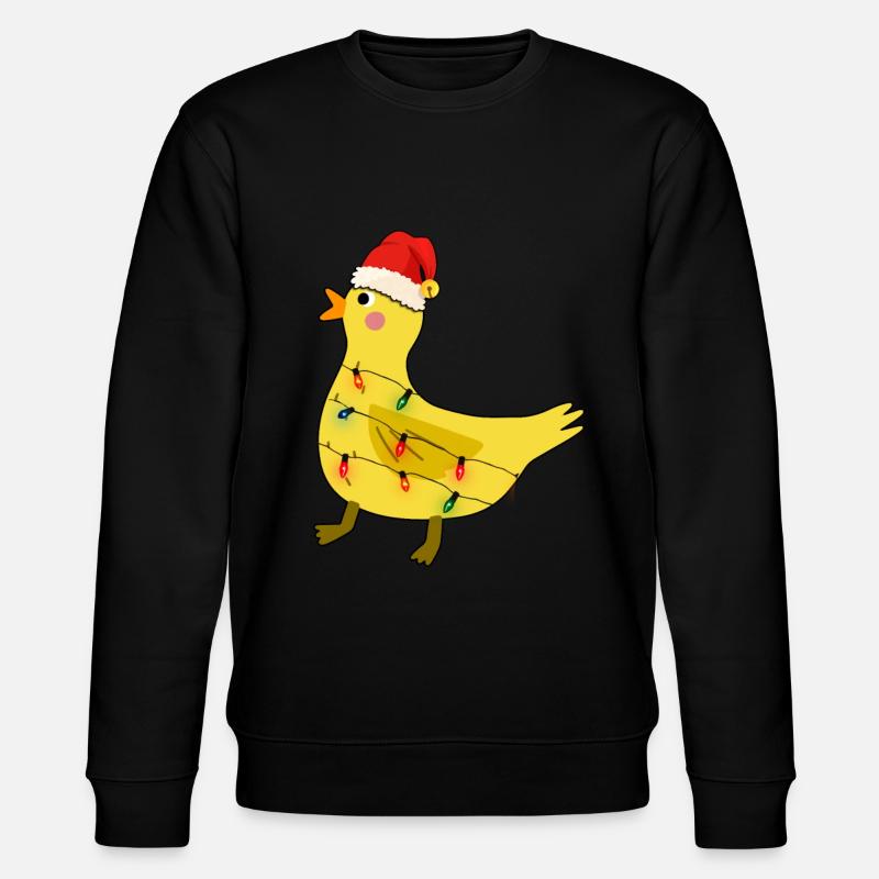 Noël laid de canard - Sweat bio CHANGER Stanley/Stella Unisexe - noir