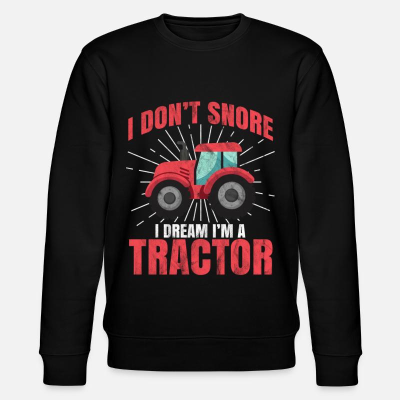 Traktor - Stanley/Stella Unisex Bio-Sweatshirt CHANGER  - Schwarz