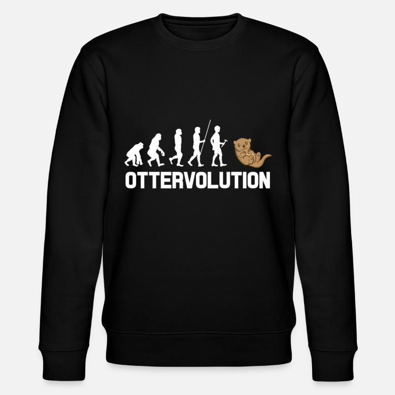 Otter - Stanley/Stella Unisex Bio-Sweatshirt CHANGER  - Schwarz