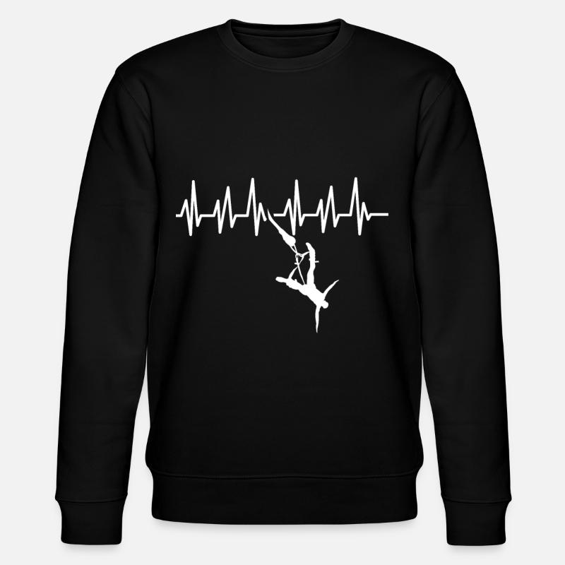 Bungee Jumping Extremsport Adrenalin - Stanley/Stella Unisex Bio-Sweatshirt CHANGER  - Schwarz