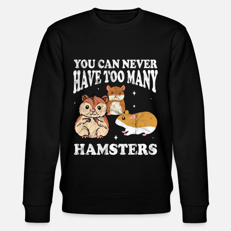 Hamster - Stanley/Stella Unisex Bio-Sweatshirt CHANGER - Schwarz