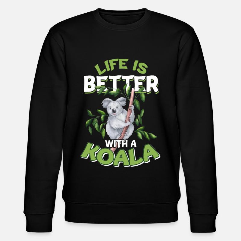 Koala - Sweat bio CHANGER Stanley/Stella Unisexe - noir