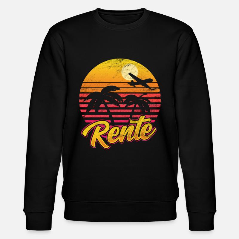 Rentner - Stanley/Stella Unisex Bio-Sweatshirt CHANGER  - Schwarz