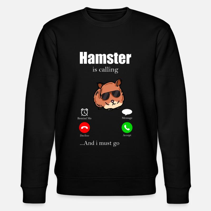 Hamster - Sweat bio CHANGER Stanley/Stella Unisexe - noir