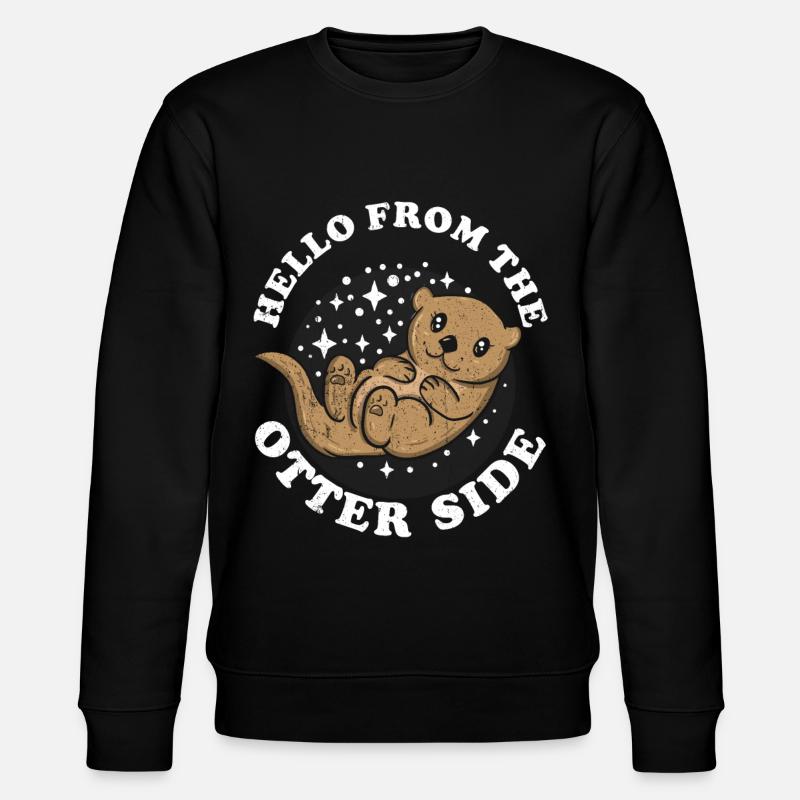 Otter - Stanley/Stella Unisex Bio-Sweatshirt CHANGER  - Schwarz