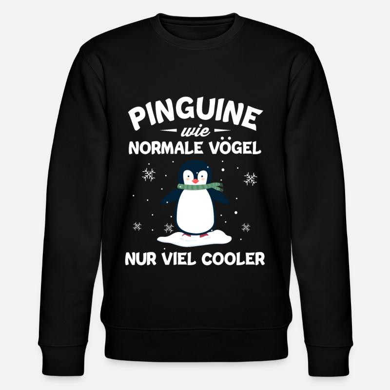 Pingouin - Sweat bio CHANGER Stanley/Stella Unisexe - noir