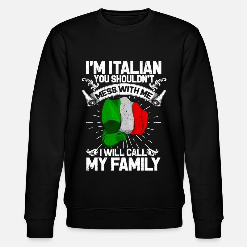 Italie - Sweat bio CHANGER Stanley/Stella Unisexe - noir