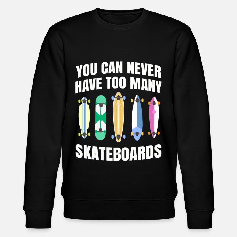 Skateboard - Sweat bio CHANGER Stanley/Stella Unisexe - noir