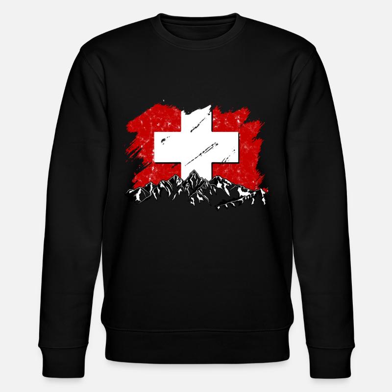 Suisse - Sweat bio CHANGER Stanley/Stella Unisexe - noir