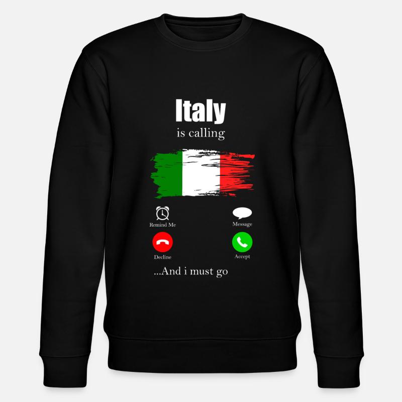 Italie - Sweat bio CHANGER Stanley/Stella Unisexe - noir