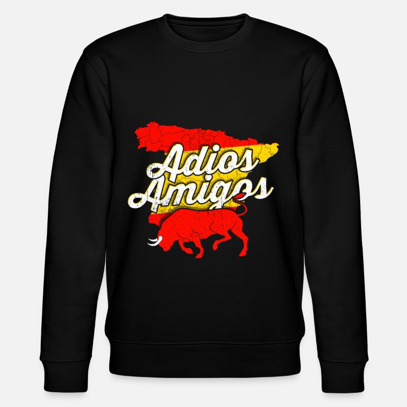 Spanien - Stanley/Stella Unisex Bio-Sweatshirt CHANGER  - Schwarz